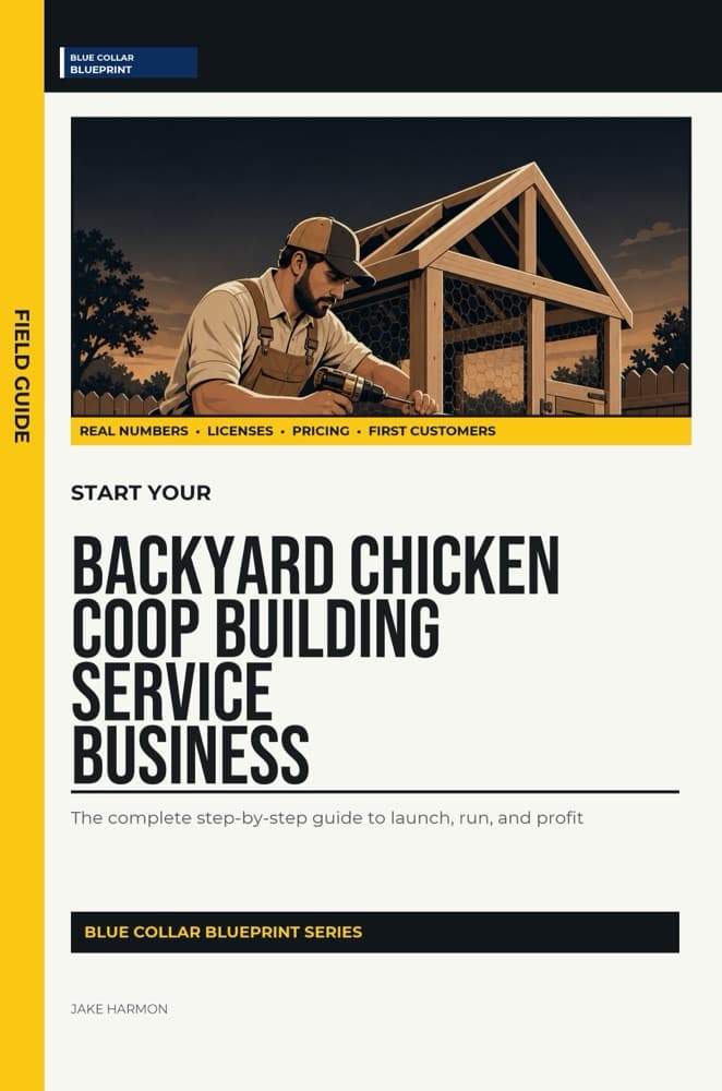 Backyard Chicken Coop Building Service book cover