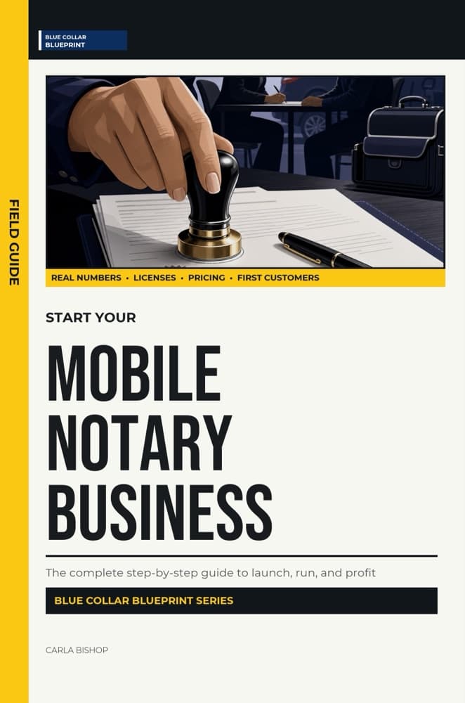 Mobile Notary book cover