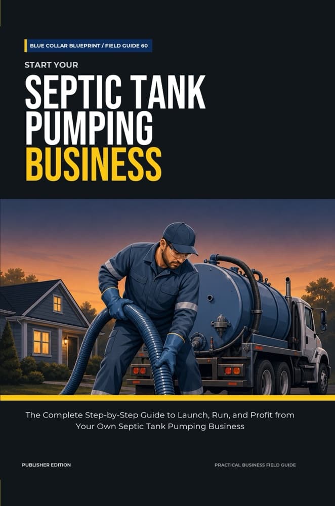 Start Your Septic Tank Pumping Business, second edition book cover